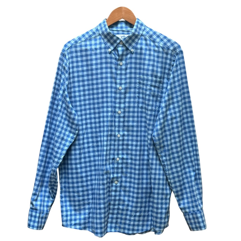 Lot of 3 Southern Tide Shirts Mens Large Cotton Long Sleeve Plaid Gingham - Picture 6 of 10